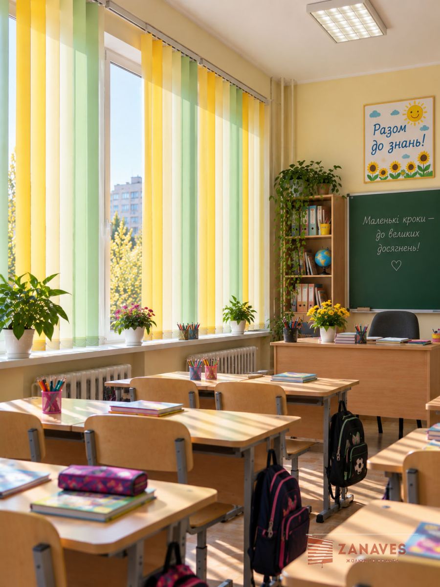 Вертикальные жалюзи в 1 класс
